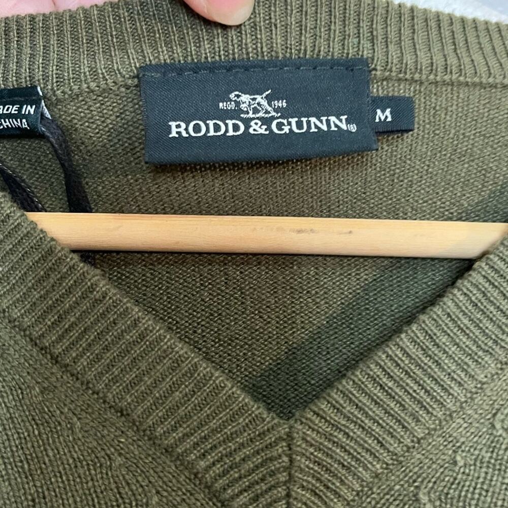 NWT RODD & Gunn Wool & Cashmere v-neck sweater Contemporary Office Minimalist - Picture 8 of 9